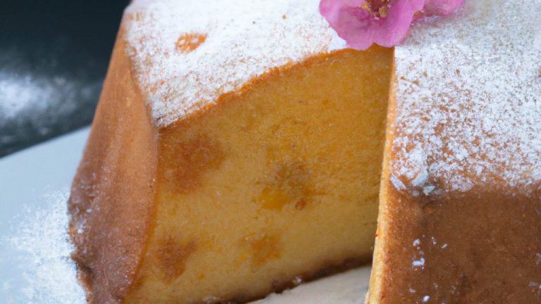 Receita de Bolo Gelado de Laranja