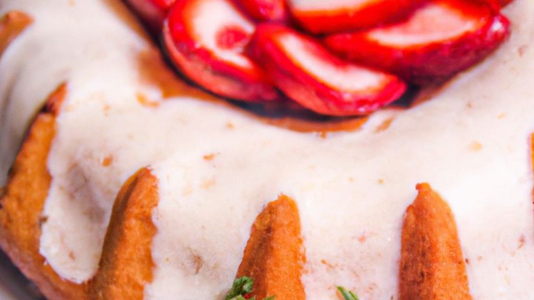Receita de Bolo Gelado De Morangos