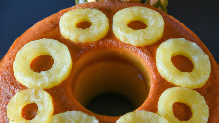 Receita de Bolo Invertido de Abacaxi
