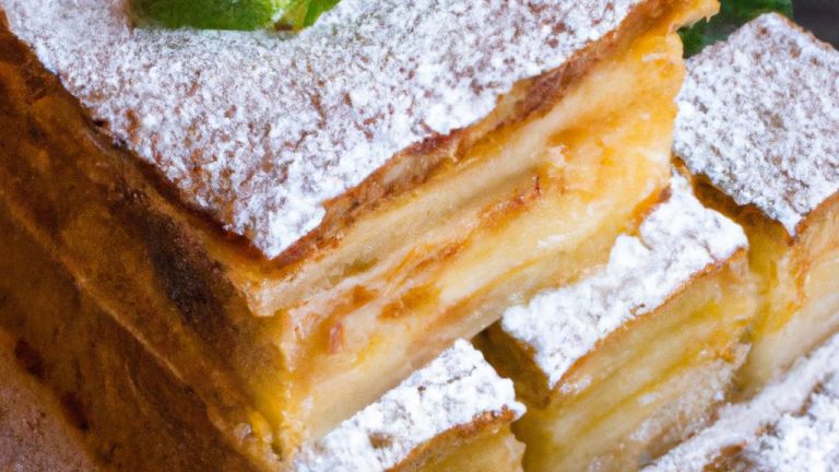 Receita de Bolo Mil Folhas