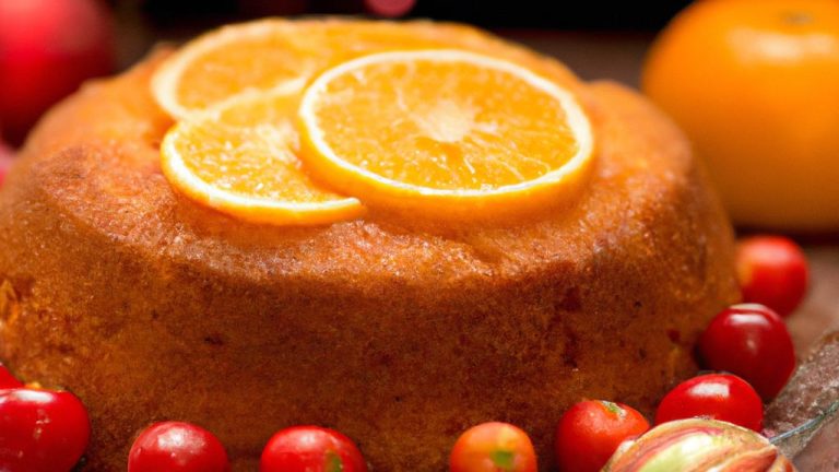 Receita de Bolo Natalino De Frutas