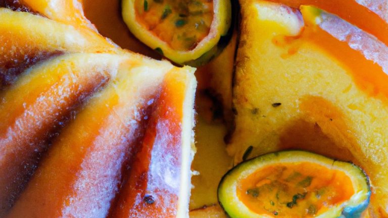 Receita de Bolo Úmido de Maracujá