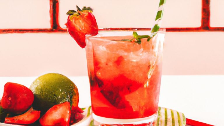 Receita de Caipiroska de Morango