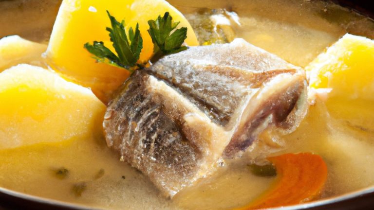 Receita de Caldo de Peixe
