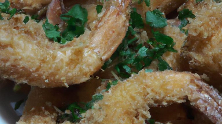 Receita de Camarão frito com alho