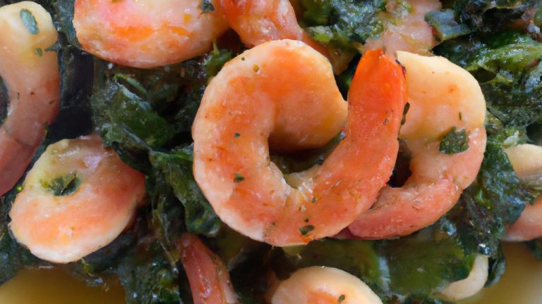 Receita de Camarões com mamão verde
