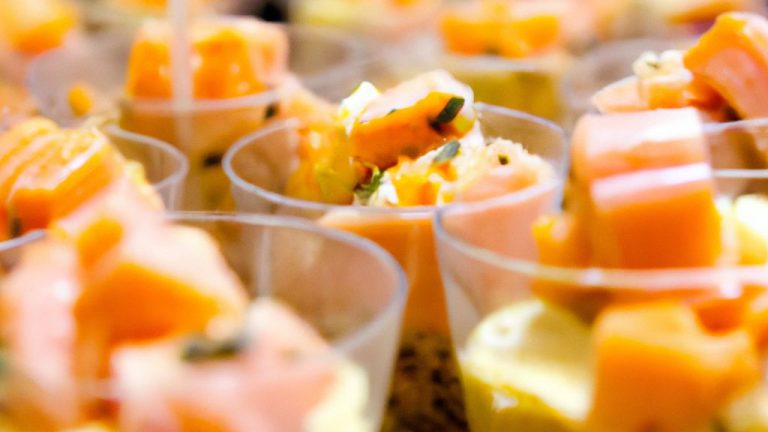 Receita de Canapés de salmão