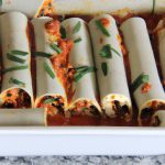 Canelloni com Espinafre