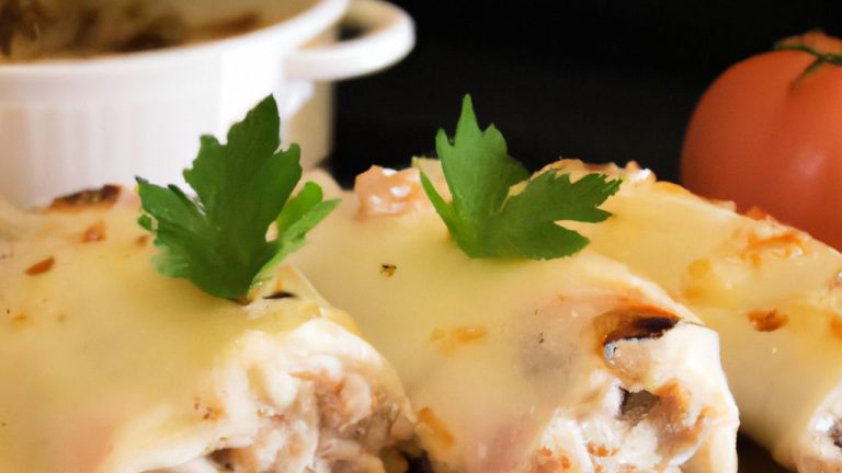 Receita de Caneloni ao Molho Branco
