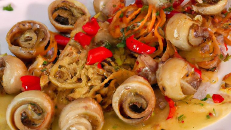 Receita de Caracóis de Frango com Molho de Mostarda