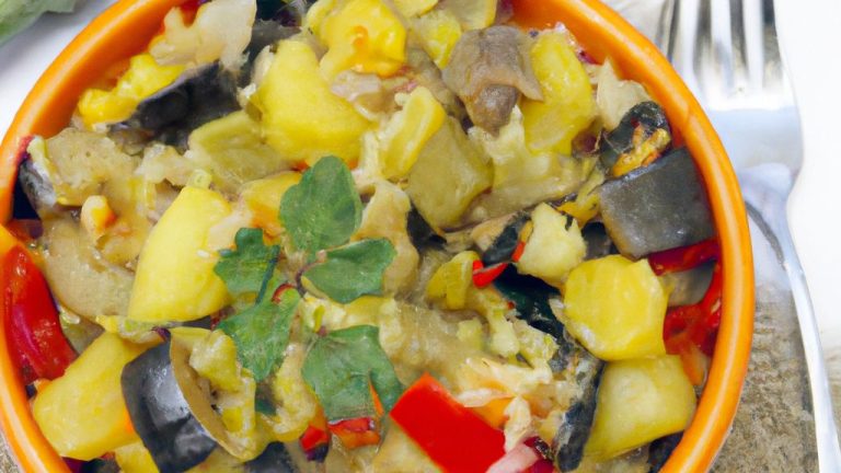 Receita de Caril de Legumes
