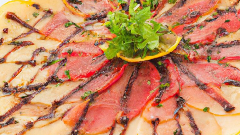 Receita de Carpaccio Especial