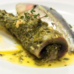 Cavalas ao Forno com Manjericão