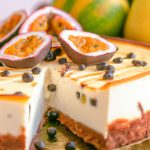 Cheese cake de iogurte e maracujá