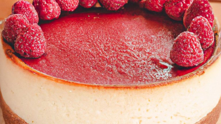 Receita de Cheesecake de framboesa