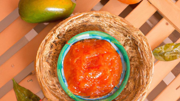 Receita de Chutney de manga