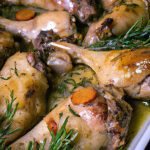 Coelho Assado no Forno com Alecrim