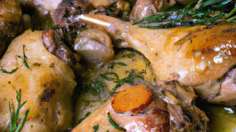 Receita de Coelho assado no forno com alecrim