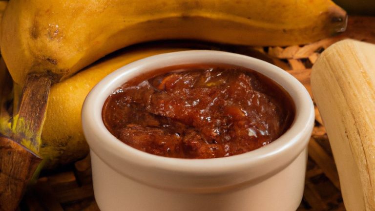 Receita de Compota de banana