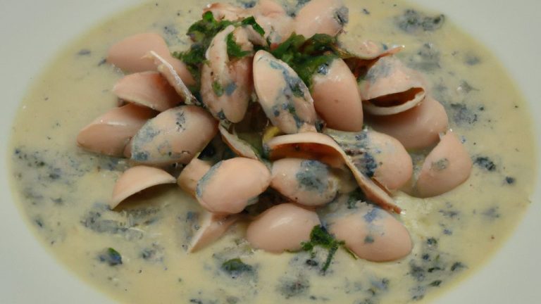 Receita de Conchiglione Verde com Molho Branco e Frango Desfiado