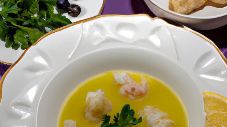 Receita de Consomê de bacalhau com mussarela