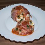 Contra filé recheado com bacon