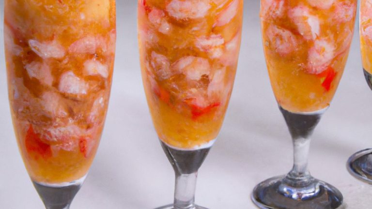 Receita de Coquetel de camarão com iogurte