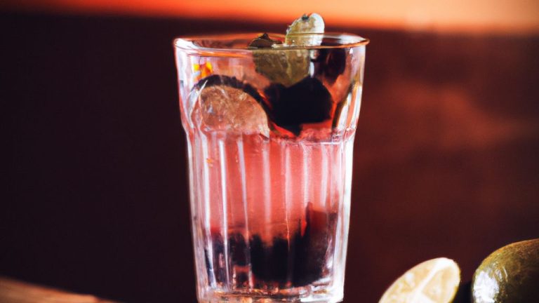 Receita de Coquetel de Rum e Groselha