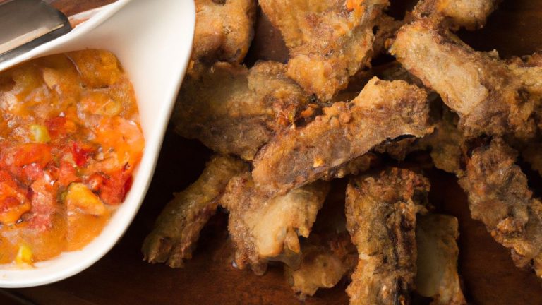 Receita de Costelinha de porco frita