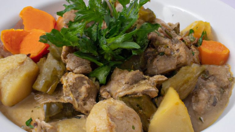 Receita de Cozido com Vegetais ao Molho