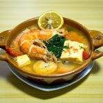 Cozido de Camarão e Tofu