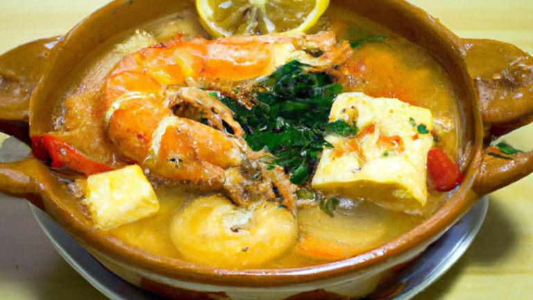 Receita de Cozido de Camarão e Tofu
