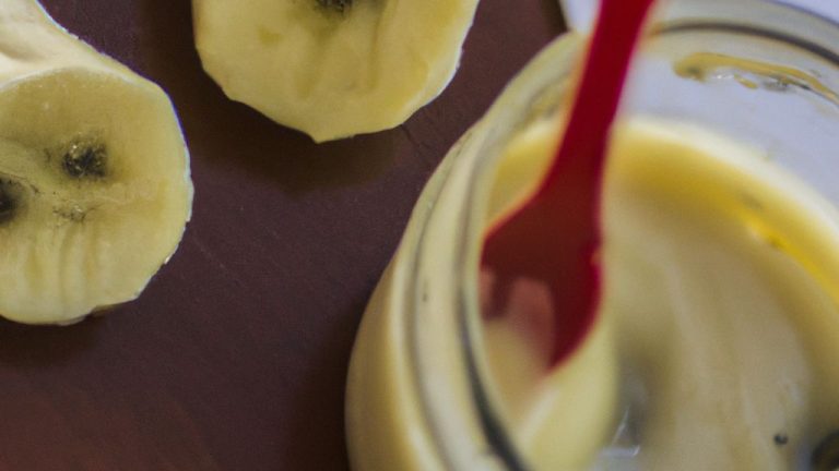 Receita de creme de banana