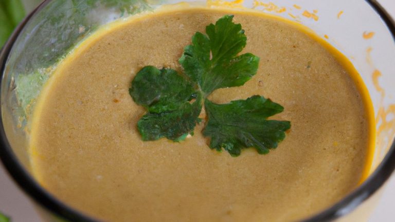 Receita de Creme de Folha de Couve Flor