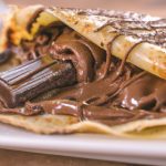 Crepe de chocolate fácil
