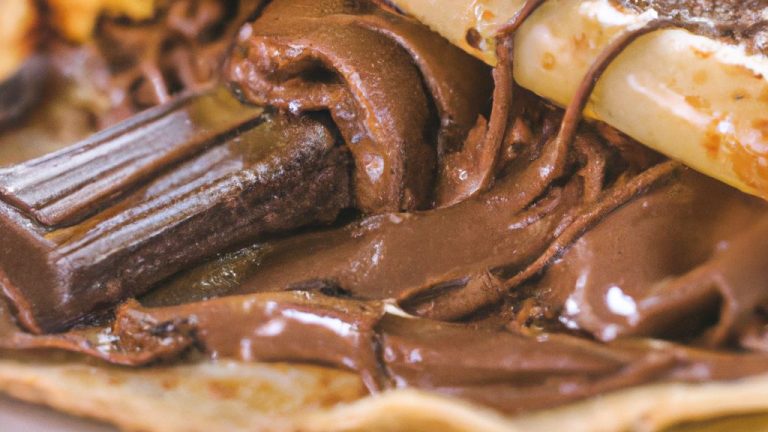 Receita de crepe de chocolate fácil