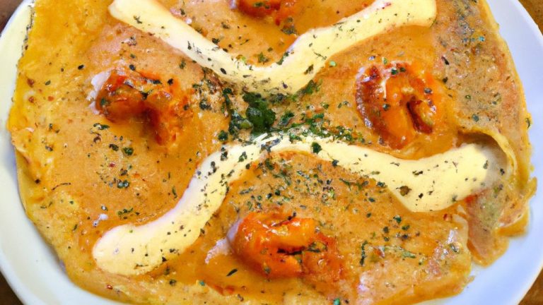Receita de Crepes de Camarão ao Molho de “Curry”