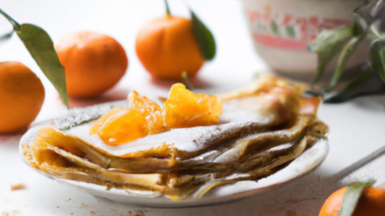 Receita de Crepes de Tangerina