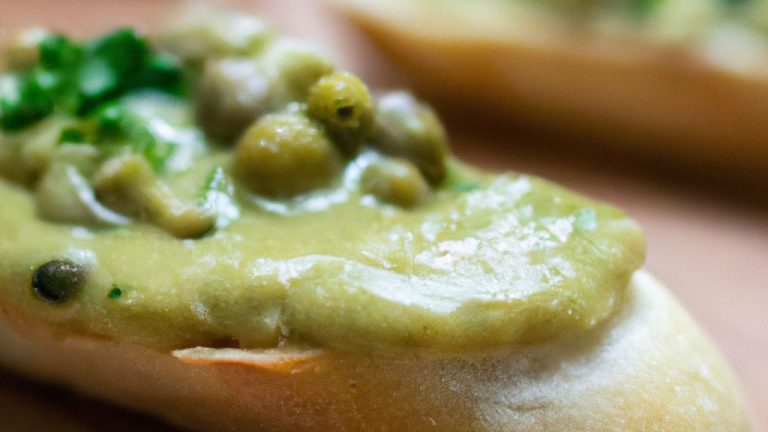 Receita de Crostini com Creme de Favas