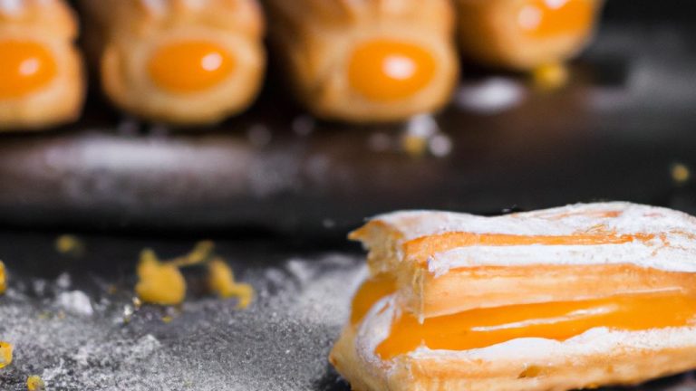 Receita de Éclair Light de Laranja
