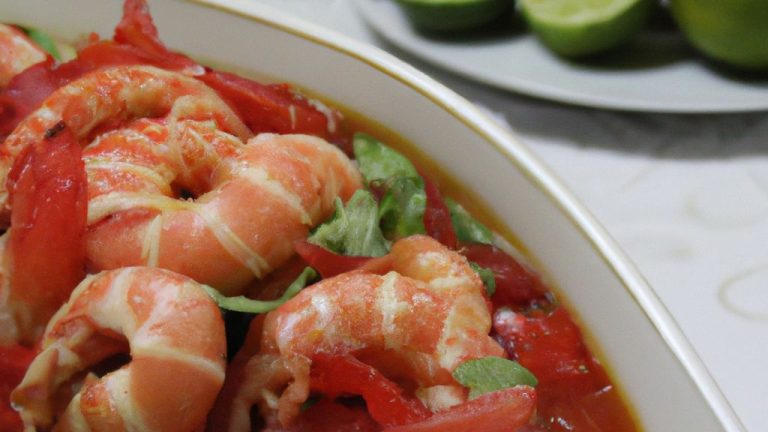 Receita de Escabeche de Camarão
