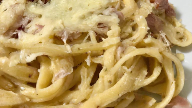 Receita de espaguete à carbonara
