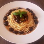 Espaguete ao Molho de Berinjela