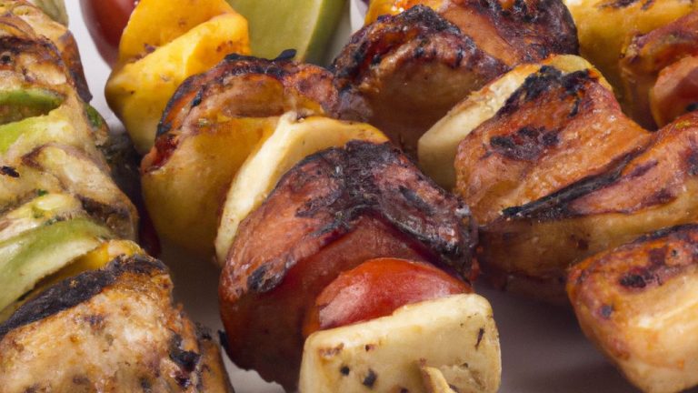 Receita de Espetinho de Frango