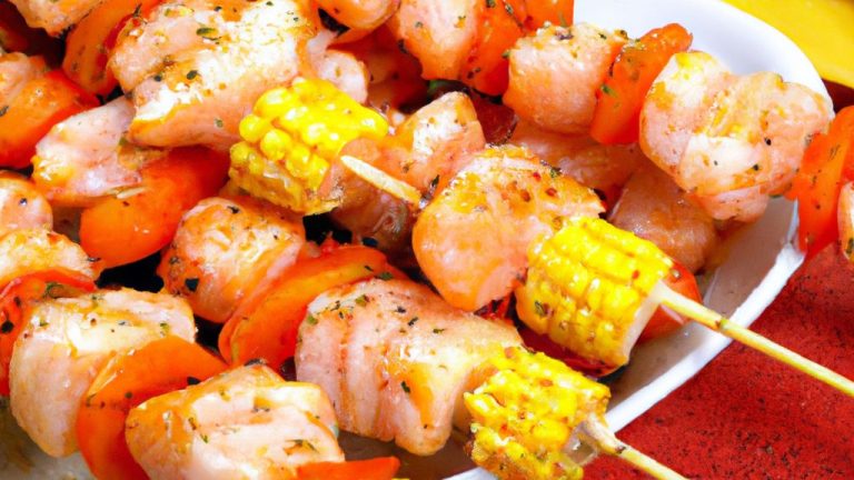Receita de Espetinhos de frango
