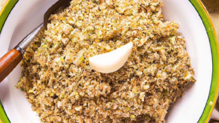 Receita de Farofa de Couve