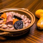 Feijão branco com lombo e linguiça toscana