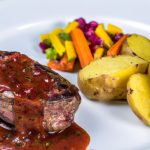 Filé com Molho de Açafrão