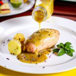 Filé de Frango com Recheio de Maçã Verde