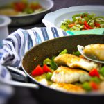 Filé de linguado ao forno